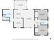 Floor plan featuring the kitchen, living room, dining area, sun room, bedrooms, and bathrooms at 225 Cevera Dr, Dunedin, FL 34698