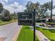 Welcome to Indian Trails community sign, a deed restricted community at 2486 Indian E Trl, Palm Harbor, FL 34683