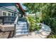 Inviting backyard featuring a deck, stairs and walkway at 2536 Burlington N Ave, St Petersburg, FL 33713