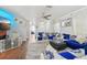 View of the living room and staircase at 5302 Aloha Seed Dr, Seffner, FL 33584