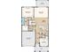 Spacious floor plan showcases a kitchen, great room, primary suite with bath, garage, and flex study at 813 Steel Dr, Apollo Beach, FL 33572