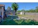 The expansive backyard features a pool, spa, and storage shed at 10833 96Th N St, Largo, FL 33773