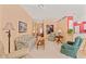 Cozy living room with carpet, neutral colors, and natural light at 11800 Ivywood Pl, New Port Richey, FL 34654
