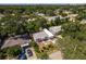 Aerial view of the property showcasing its well-maintained landscaping in a serene neighborhood at 1253 Union St, Clearwater, FL 33755