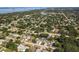 Aerial view of a densely populated neighborhood showcasing various homes at 1253 Union St, Clearwater, FL 33755