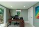 Bright office space with a sliding door to the outside and modern decor at 1253 Union St, Clearwater, FL 33755
