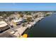 Picturesque waterfront view of a town with boats docked along the pier at 1285 Salt Lake Dr, Tarpon Springs, FL 34689