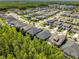 Expansive neighborhood featuring lush greenery, and mature tree line at 15329 Renaissance Ave, Odessa, FL 33556