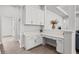 Bright office space featuring white cabinets, countertops, and modern fixtures at 15329 Renaissance Ave, Odessa, FL 33556
