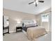 Serene bedroom with a plush bed, mirror, and natural light from the window at 1736 23Rd N Ave, St Petersburg, FL 33710
