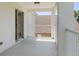 Spacious outdoor balcony with white railings and shade, offering a relaxing space at 17917 Machair Ln, Land O Lakes, FL 34638