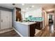 Charming kitchen with stainless steel appliances, ample counter space, and eat-in peninsula at 1821 Bough Ave # 4, Clearwater, FL 33760