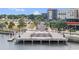 Relax on the waterfront deck with picnic tables and umbrellas at the local public market at 2314 N Riverside Dr, Tampa, FL 33602