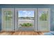 Balcony with open french doors and views of the marina at 2314 N Riverside Dr, Tampa, FL 33602
