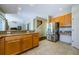 Kitchen featuring granite countertops, stainless steel appliances, and a breakfast bar at 2629 Timacqua Dr, Holiday, FL 34691