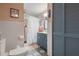 Bathroom with toilet, sink and shower at 2805 Olavet Ct, Valrico, FL 33596