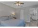 Comfortable bedroom with closet space and views of the kitchen at 5591 15Th N Ave, St Petersburg, FL 33710
