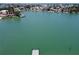Stunning aerial view of the harbor and residential neighborhood from the waterfront at 8053 13Th S Ave, St Petersburg, FL 33707