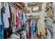 Walk-in closet with wire shelving and ample storage space for clothes, shoes, and accessories at 9398 N Burnam Dr, Weeki Wachee, FL 34613