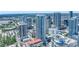 A partial aerial view of a residential tower in a cityscape at 100 1St N Ave # 3104, St Petersburg, FL 33701