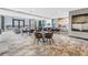 Elegant lounge area featuring stylish seating, modern decor, and large windows with a water view at 100 1St N Ave # 3104, St Petersburg, FL 33701