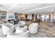 Spacious lounge area featuring a fireplace, comfortable seating, and modern decor at 100 1St N Ave # 3104, St Petersburg, FL 33701