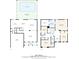 Detailed two-story floor plan showing room layouts and dimensions at 11118 Running Pine Dr, Riverview, FL 33569