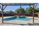 Inviting backyard pool and spa, perfect for relaxation and entertaining guests at 11535 Wellman Dr, Riverview, FL 33578
