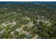 Aerial view of a neighborhood with many trees and houses at 1205 E Hamilton Ave, Tampa, FL 33604