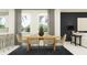 Inviting dining area with stylish seating, and natural light at 13527 White Gold Run, Parrish, FL 34219