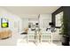 Bright, open-concept living room with modern furnishings, dining area, and a glimpse of the kitchen at 13527 White Gold Run, Parrish, FL 34219