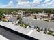 Aerial view of the condominium community with covered parking at 1655 S Highland Ave # C155, Largo, FL 33756
