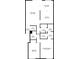 Detailed floor plan showcasing the home's layout, including the bedrooms, bathrooms, and kitchen at 1655 S Highland Ave # C155, Largo, FL 33756