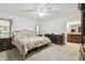 Spacious main bedroom featuring a walk-in closet and an en-suite bathroom at 2204 Jennifer Ln, Valrico, FL 33594
