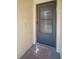 Close up of front door at 3847 Lighthouse Way # 3847, New Port Richey, FL 34652