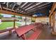 Cozy picnic area with ample seating and a shaded roof, perfect for enjoying outdoor meals and gatherings at 3847 Lighthouse Way # 3847, New Port Richey, FL 34652