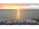 Sunset view of the waterfront showing the soft sands along the Florida coast with parking at 4968 Southshore Dr, New Port Richey, FL 34652