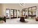 Welcoming community lobby with high ceilings, elegant decor, and access to outdoor seating at 6508 Top Hill Dr, New Port Richey, FL 34655