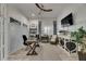 Bright and functional office space featuring a spacious desk and ample storage solutions at 718 Manns Harbor Dr, Apollo Beach, FL 33572