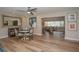 Bright dining room featuring hardwood floors, modern decor, and lots of natural light at 7301 2Nd S Ave, St Petersburg, FL 33707