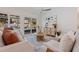 Bright living room with a view of the pool, modern furniture, and stylish decor at 8401 Stillbrook Ave, Tampa, FL 33615