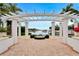 Outdoor seating area with a firepit and waterfront view at 1325 Snell Isle Ne Blvd # 911, St Petersburg, FL 33704