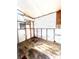 The shed's interior reveals pegboard on the walls and a stained floor at 1734 Maryland Ne Ave, St Petersburg, FL 33703