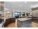 Bright kitchen with an island, stainless steel appliances, and an ocean view at 2012 Carolina Ne Cir, St Petersburg, FL 33703
