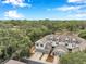 Aerial view of home showcasing well-maintained landscaping and mature trees at 2531 Earlswood Ct, Brandon, FL 33510