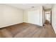 Bedroom featuring carpet floors, neutral paint and double door closet at 256 Castlekeeper Pl, Valrico, FL 33594