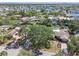 Neighborhood aerial view showcases the canals and boat docks nearby at 4368 Marine Pkwy, New Port Richey, FL 34652