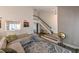 Comfortable living room with neutral paint, contemporary decor, and plenty of natural light at 4520 Wescott Ln, Tampa, FL 33624