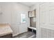 This mud room features stylish flooring and built in cabinets at 4568 18Th S Ave, St Petersburg, FL 33711