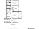 Detailed floor plan illustrating the layout of the home with labeled rooms at 1309 Pine Ridge E Cir # D3, Tarpon Springs, FL 34688
